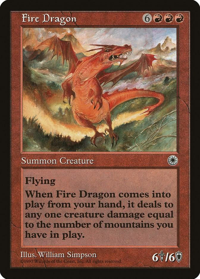 Fire Dragon - Red