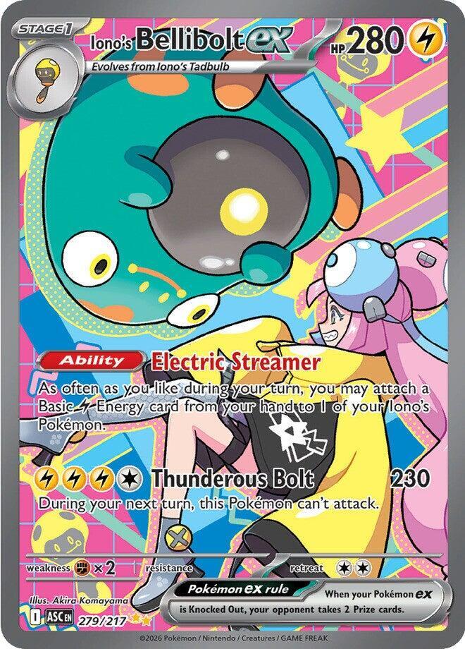 Iono's Bellibolt EX - Lightning