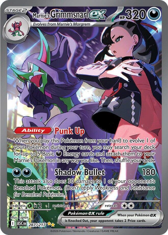 Marnie's Grimmsnarl ex - Darkness
