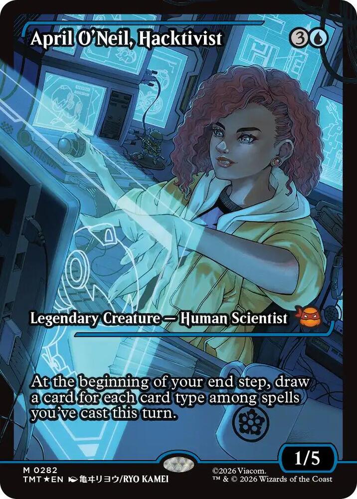 April O'Neil, Hacktivist - Blue