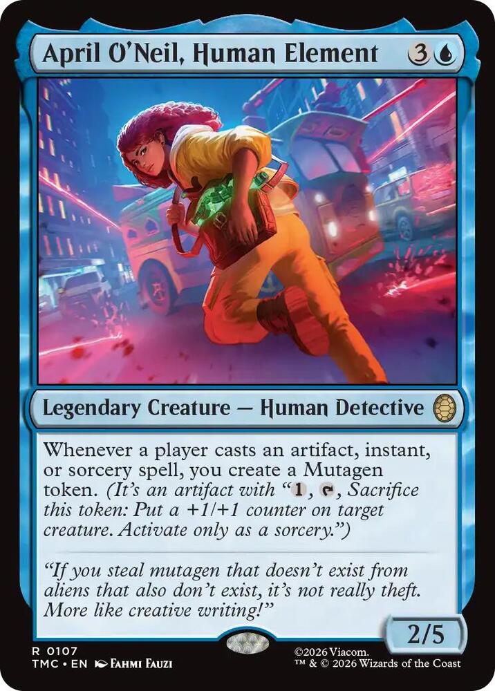 April O'Neil, Human Element - Blue