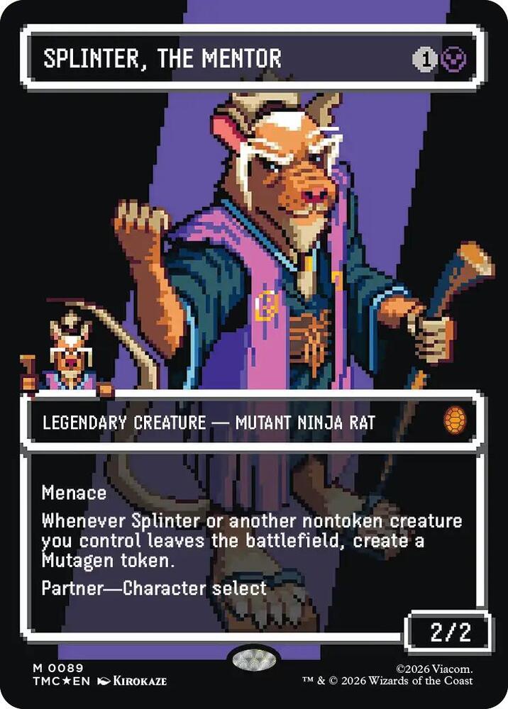 Splinter, the Mentor - Black