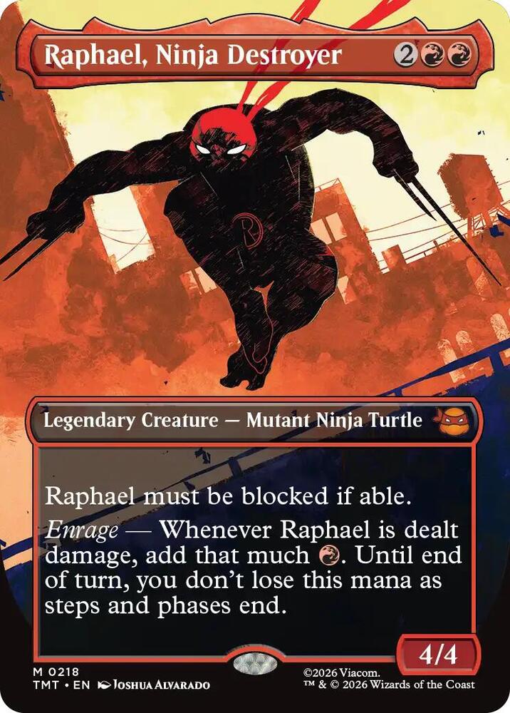 Raphael, Ninja Destroyer - Red
