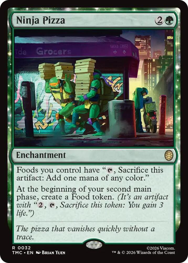 Ninja Pizza - Green