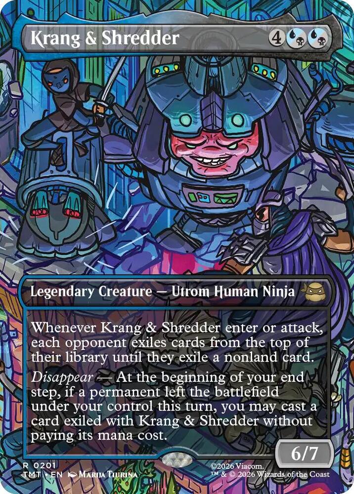 Krang & Shredder - Blue/Black