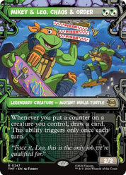 Mikey & Leo, Chaos & Order - Green/White
