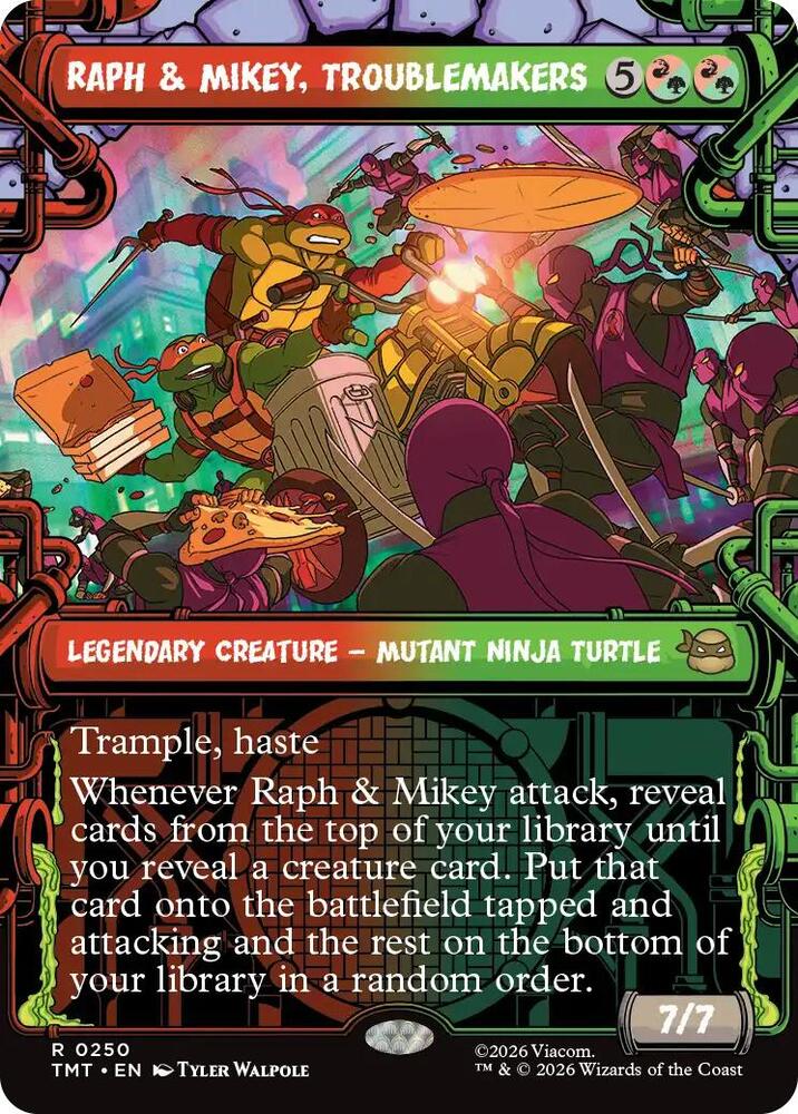 Raph & Mikey, Troublemakers - Red/Green