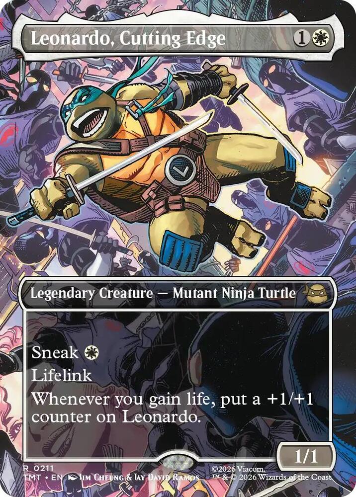 Leonardo, Cutting Edge - White