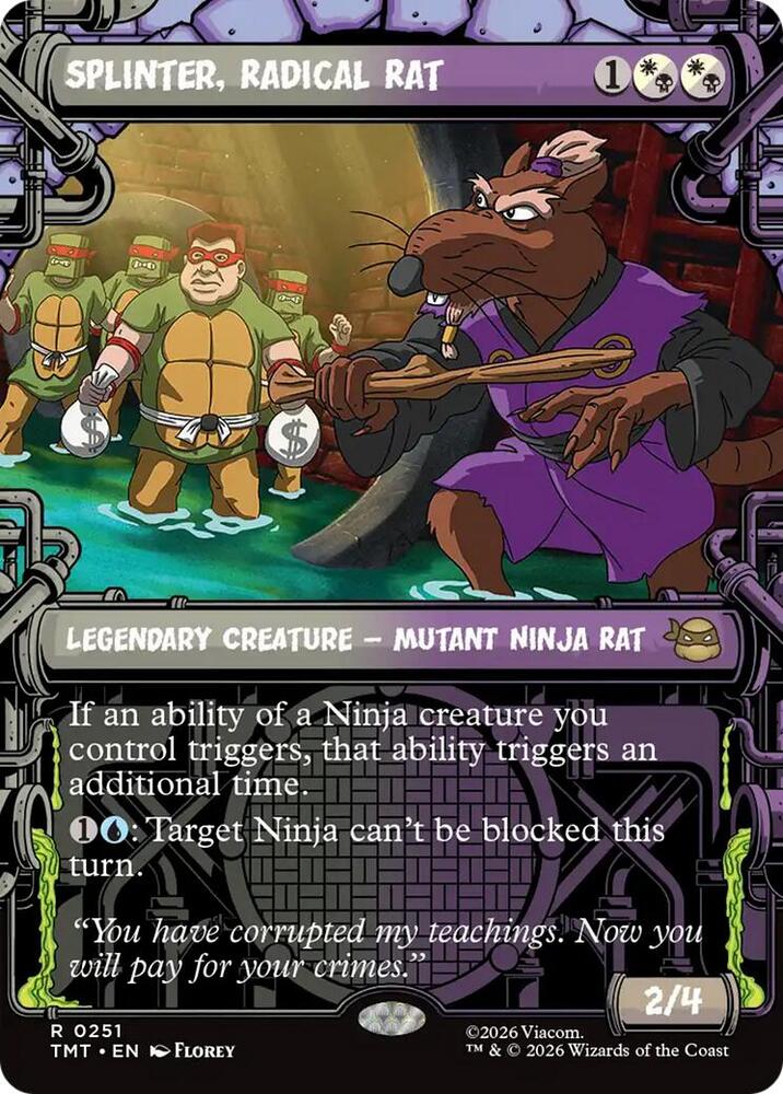 Splinter, Radical Rat - White/Black