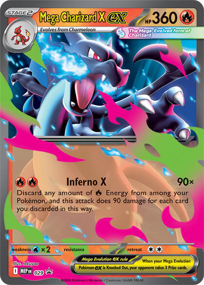 Mega Charizard X EX - Fire