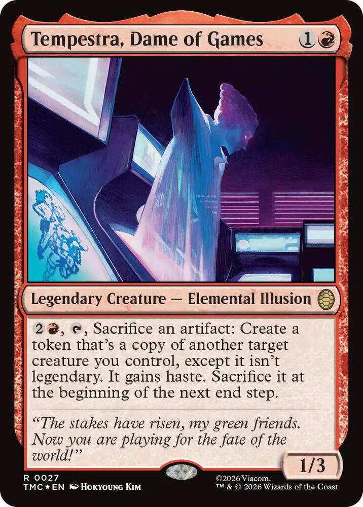 Tempestra, Dame of Games - Red