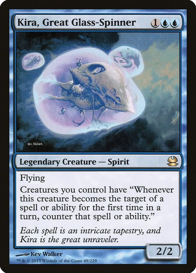 Kira, Great Glass Spinner - Blue