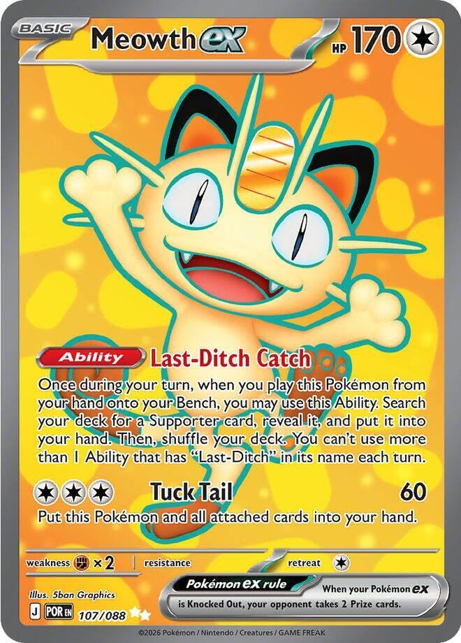Meowth EX - Colorless