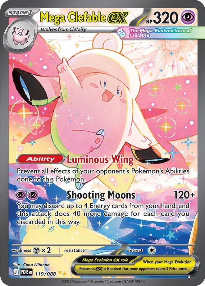 Mega Clefable ex - Psychic