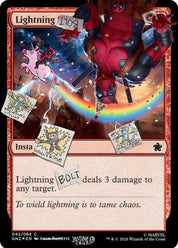 Lightning Bolt - Red