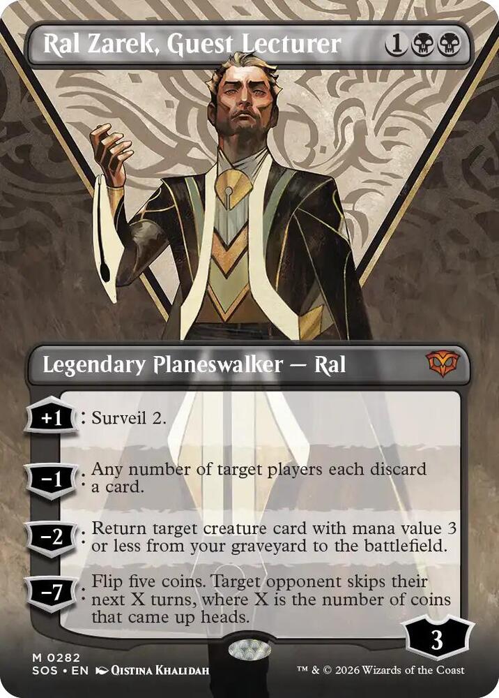 Ral Zarek, Guest Lecturer - Black
