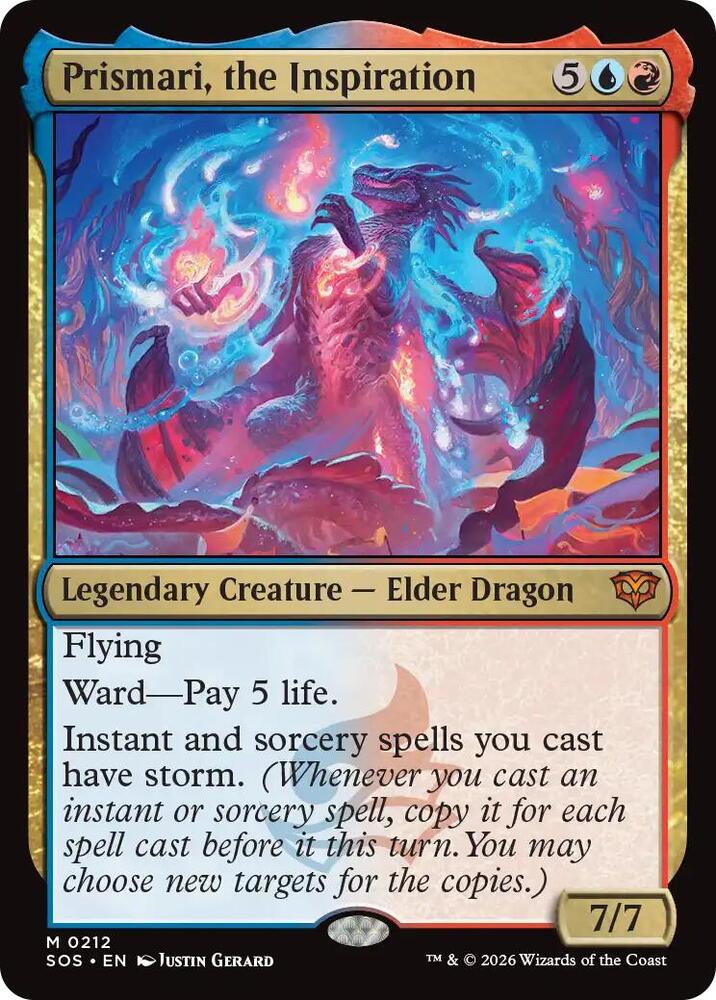 Prismari, the Inspiration - Blue/Red