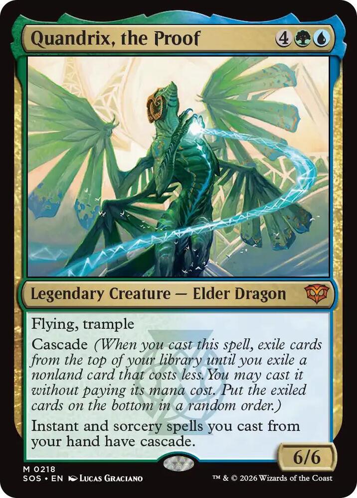 Quandrix, the Proof - Green/Blue