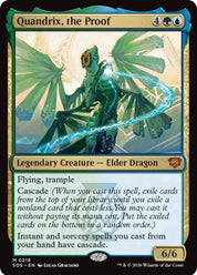 Quandrix, the Proof - Green/Blue