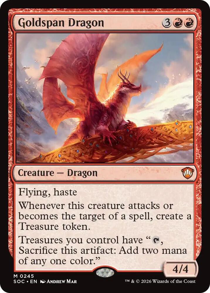 Goldspan Dragon - Red