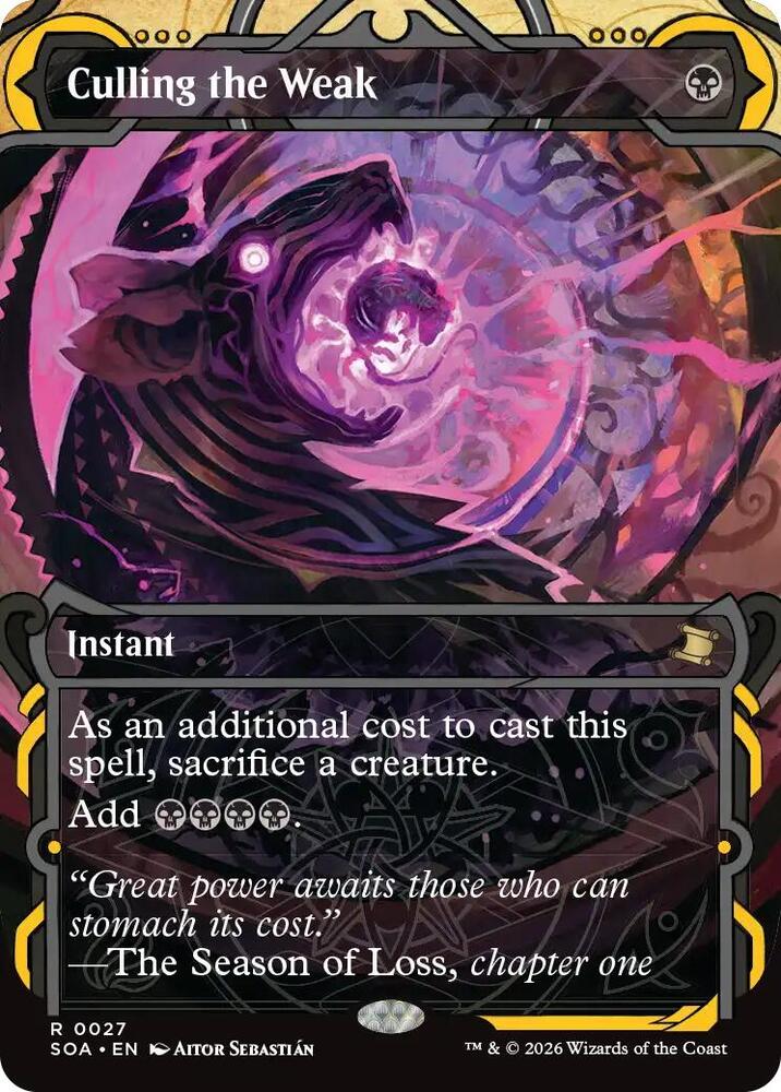 Culling the Weak - Black