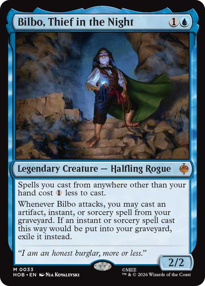 Bilbo, Thief in the Night - Blue