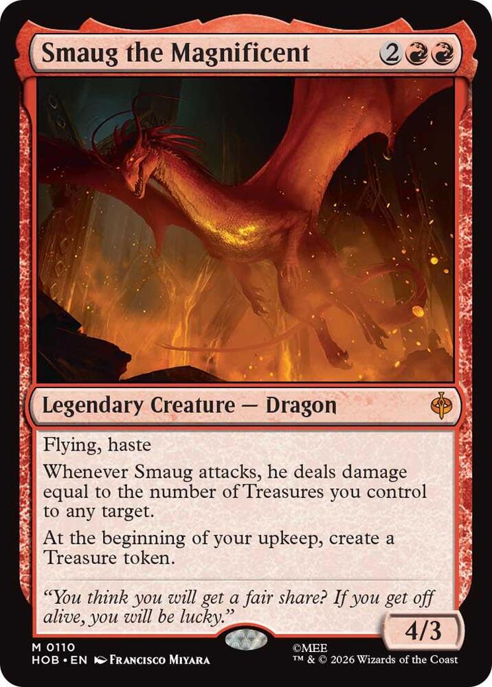 Smaug, the Magnificent - Red