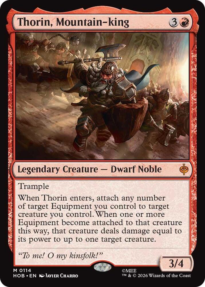 Thorin, Mountain-king - Red