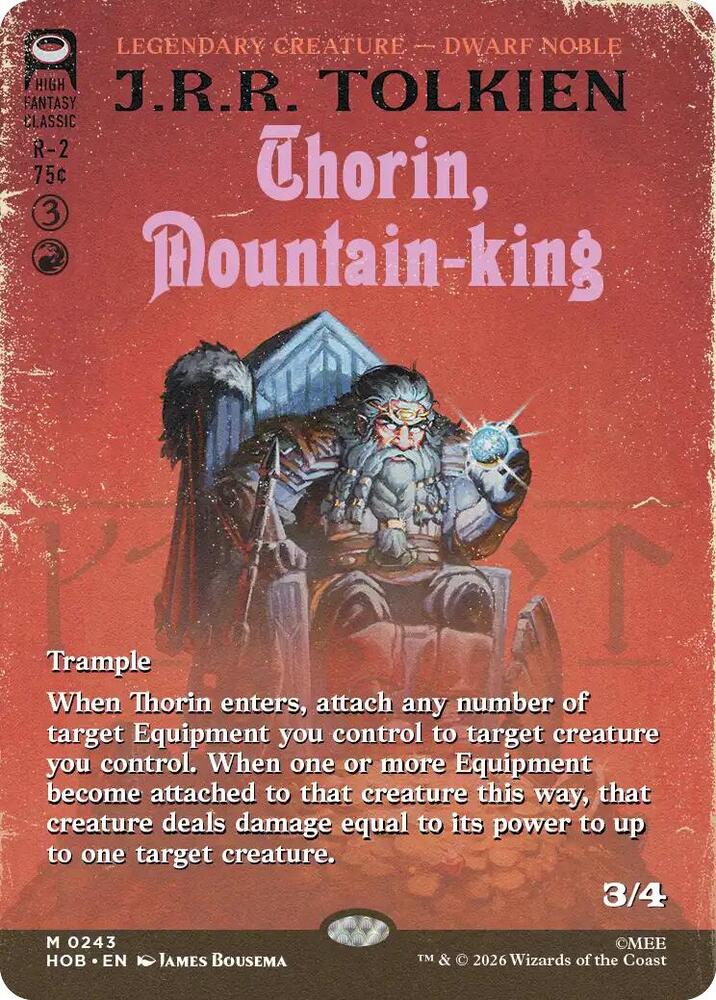 Thorin, Mountain-king - Red
