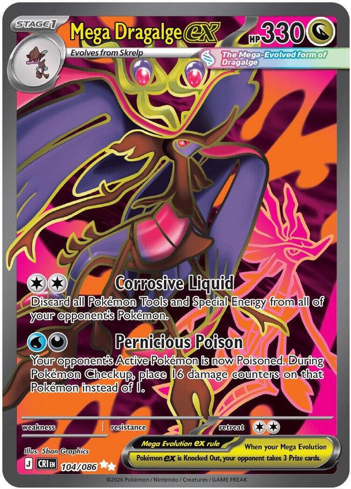 Mega Dragalge EX - Dragon