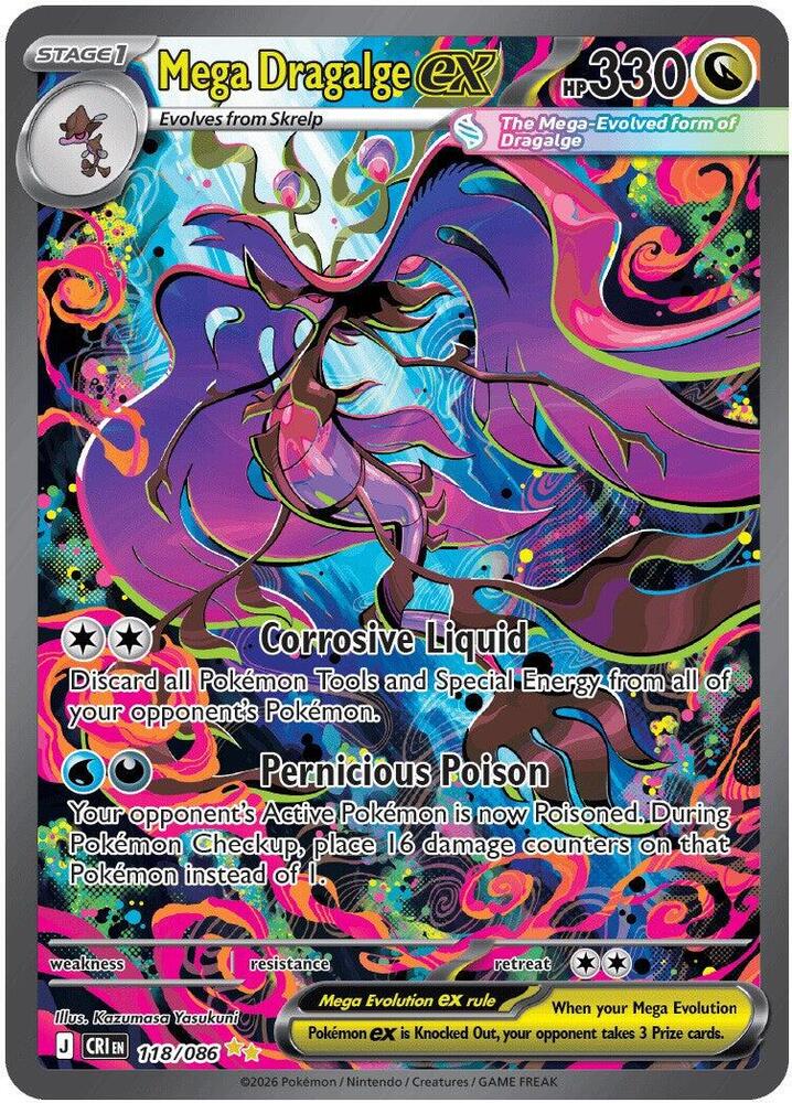 Mega Dragalge EX - Dragon