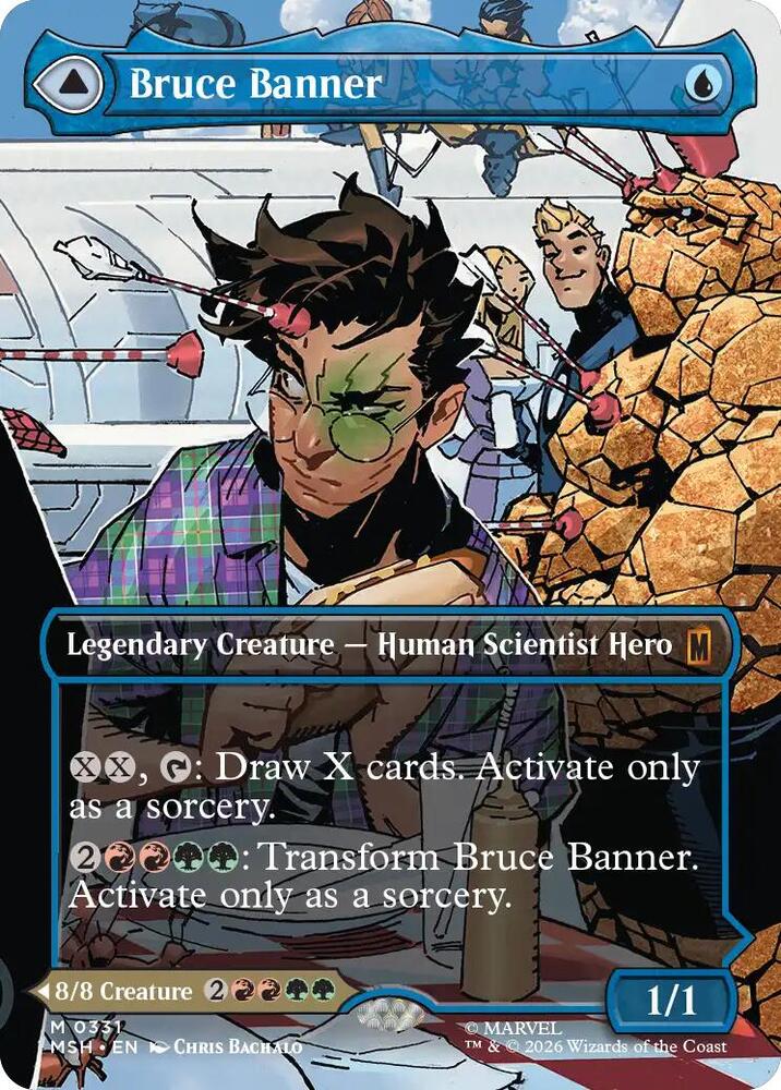 Bruce Banner - Blue (The Incredible Hulk - Green/Red)