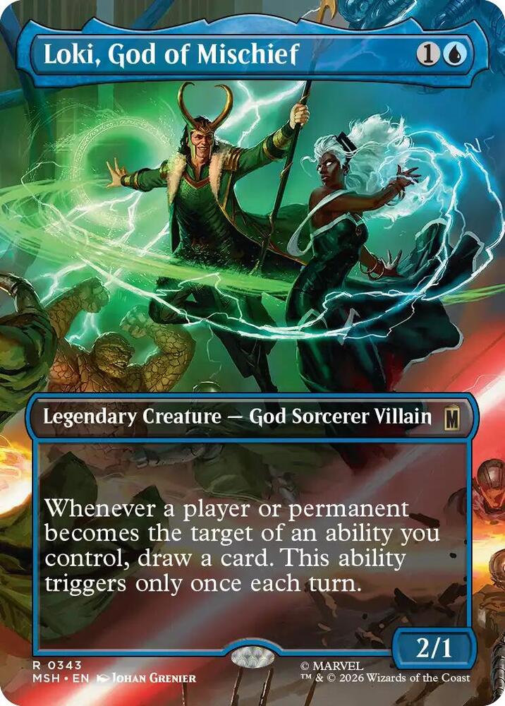 Loki, God of Mischief - Blue