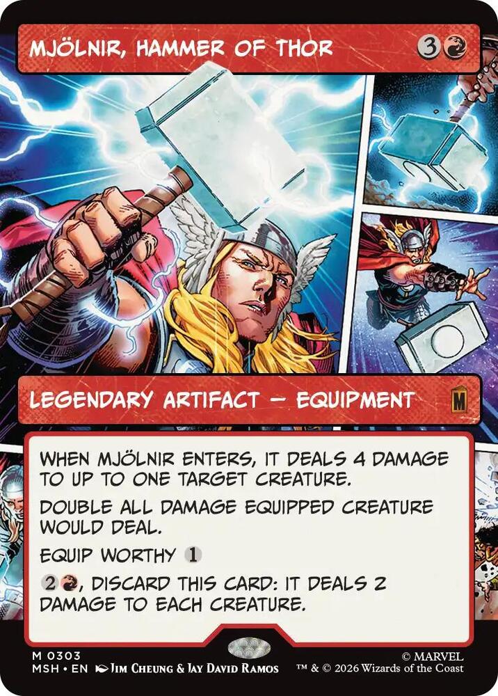 Mjolnir, Hammer of Thor - Red