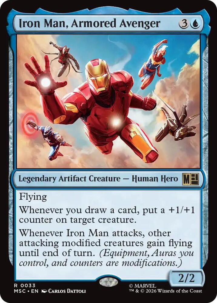 Iron Man, Armored Avenger - Blue/Artifact