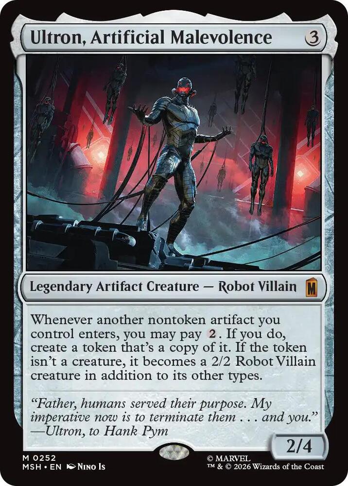 Ultron, Artificial Malevolence - Artifact