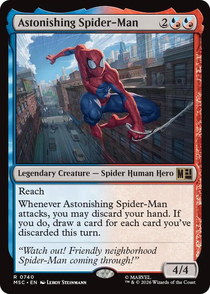 Astonishing Spider-Man - Blue/Red