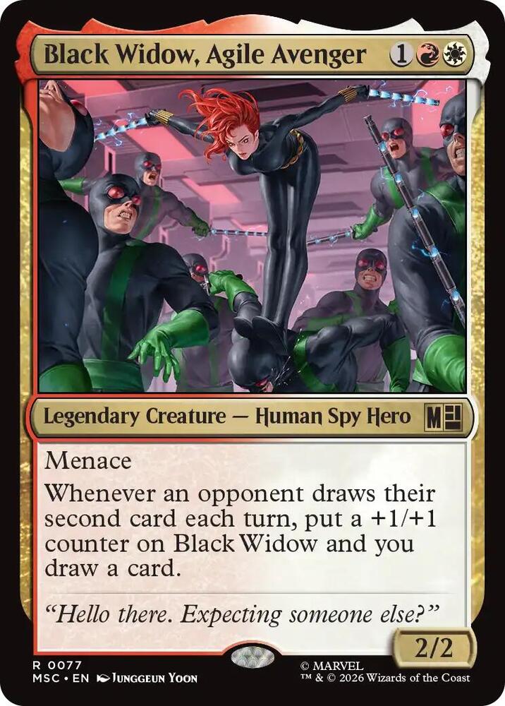 Black Widow, Agile Avenger - Red/White