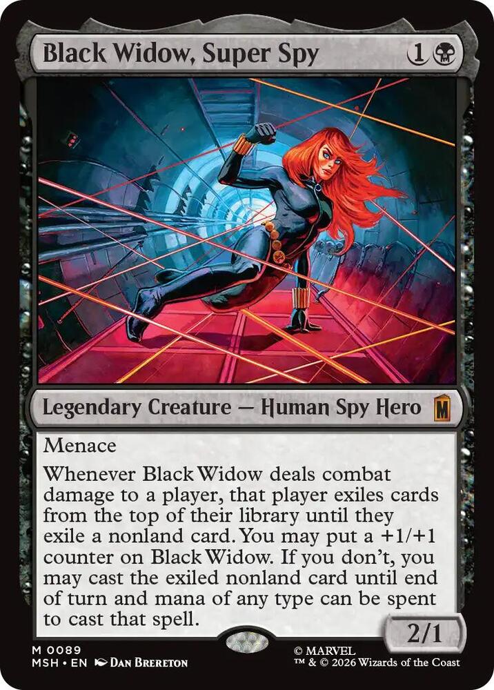 Black Widow, Super Spy - Black
