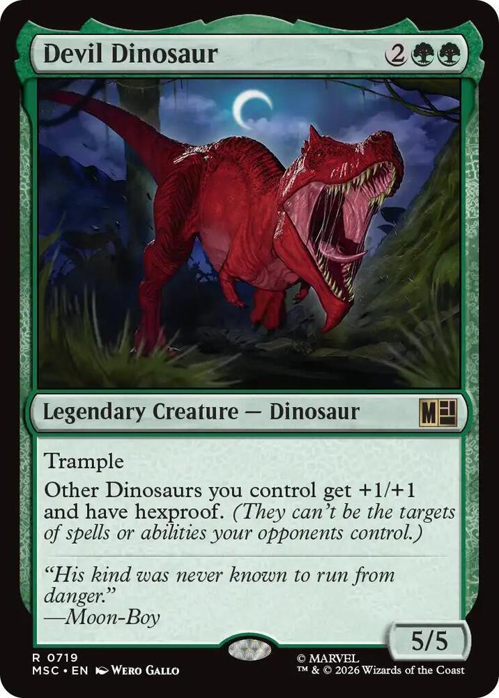 Devil Dinosaur - Green