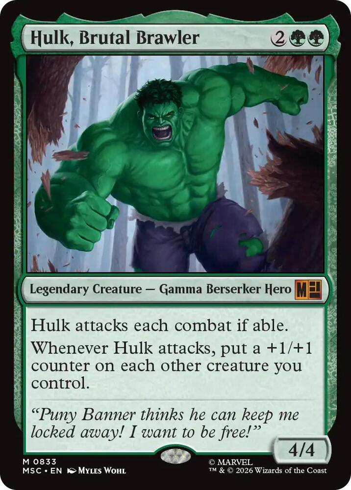 Hulk, Brutal Brawler - Green