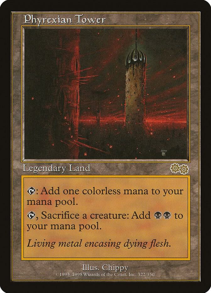 Phyrexian Tower - Legendary Land