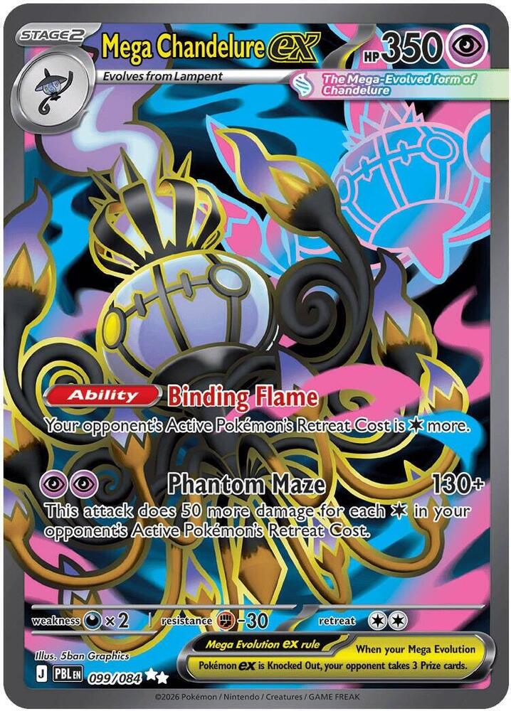 Mega Chandelure EX - Psychic