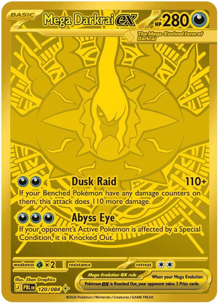 Mega Darkrai EX - Darkness