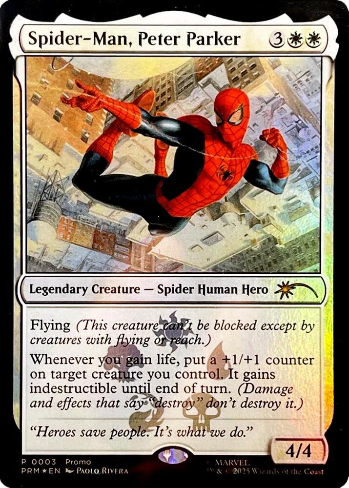 Spider-Man, Peter Parker - White