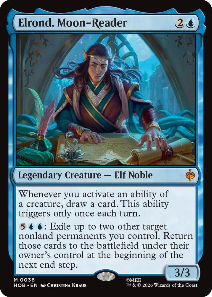 Elrond, Moon-Reader - Blue