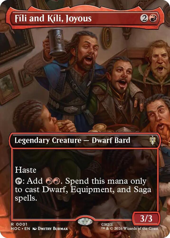 Fili and Kili, Joyous - Red