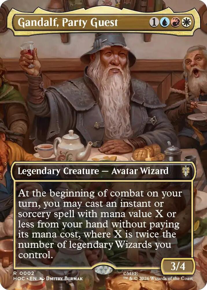 Gandalf, Party Guest - Blue/Red/White