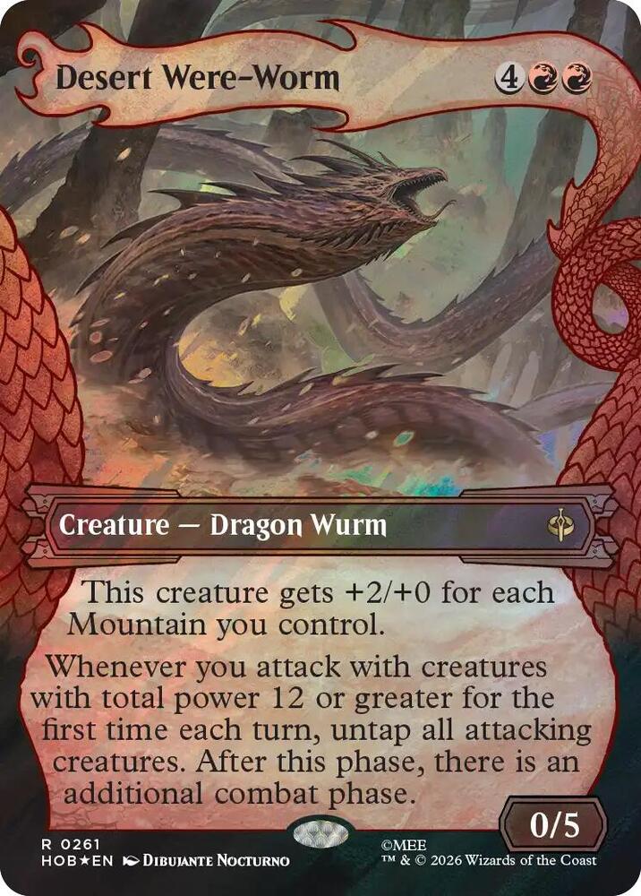 Desert Were-Worm - Red