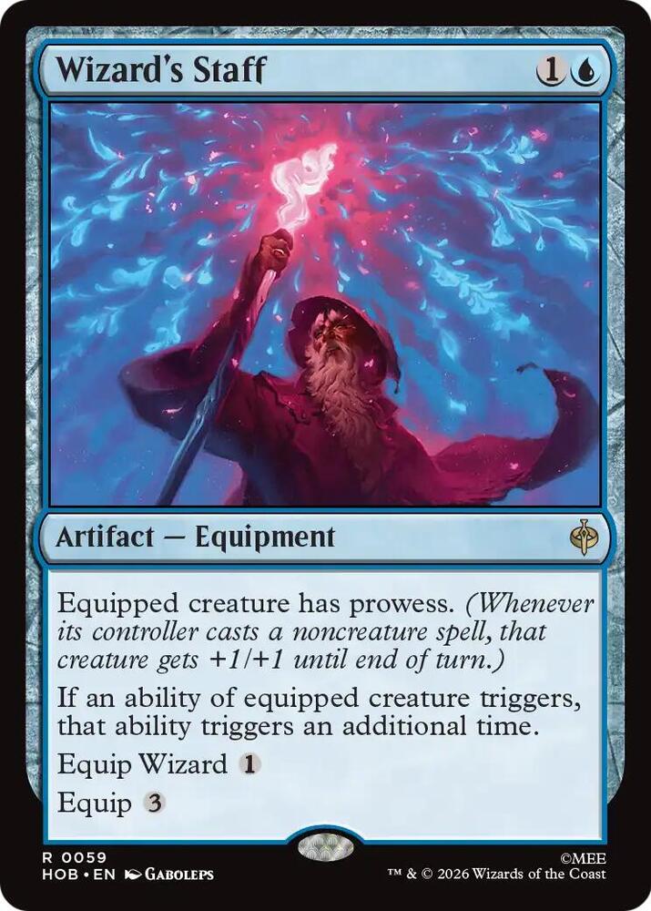 Wizard's Staff - Blue